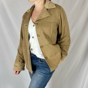 Style & Co. Faux Suede Jacket | Size Large
